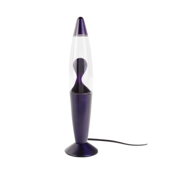 Lilla klaasist laavalamp (kõrgus 35,5 cm) Funky Rocket Lava - Leitmotiv