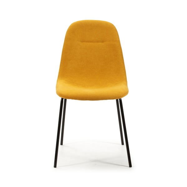 Kollased söögitoolid 4tk komplektis Renne - Marckeric-image-1