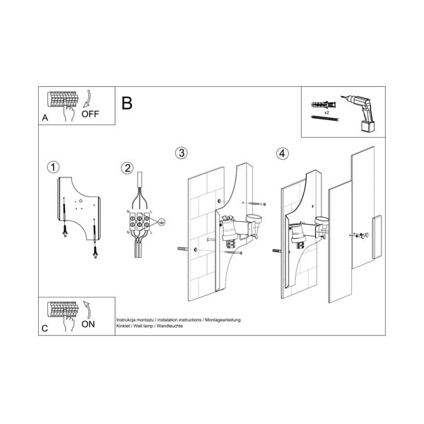 Valge seinavalgusti Veronica - Sollux-image-3