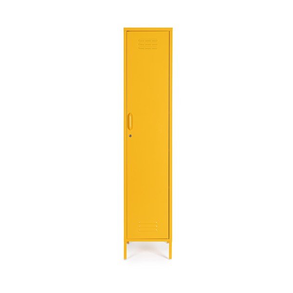 Kollane metallist lukustatav kapp 38x185x46 cm Cambridge - Yes Everyday