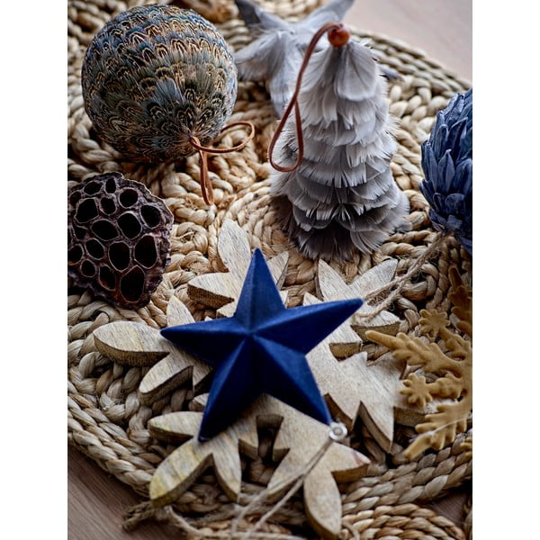 Komplekt 4 rippuvat jõulukaunistust Misba - Bloomingville-image-2