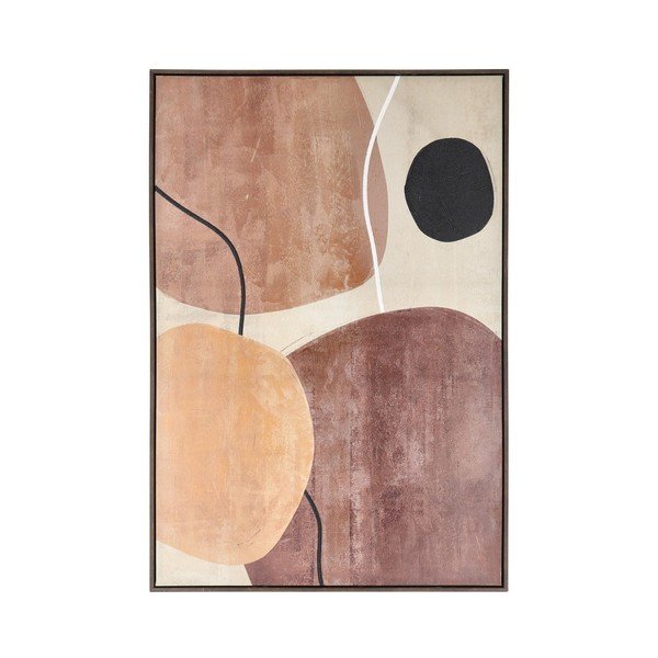 Trükitud/käsitsi maalitud elementidega pilt raamiga/lõuendil 83x123 cm Gallery - Bizzotto