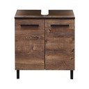 Tammepuust pruun kapi valamu all 60x53 cm Set 374 - Pelipal