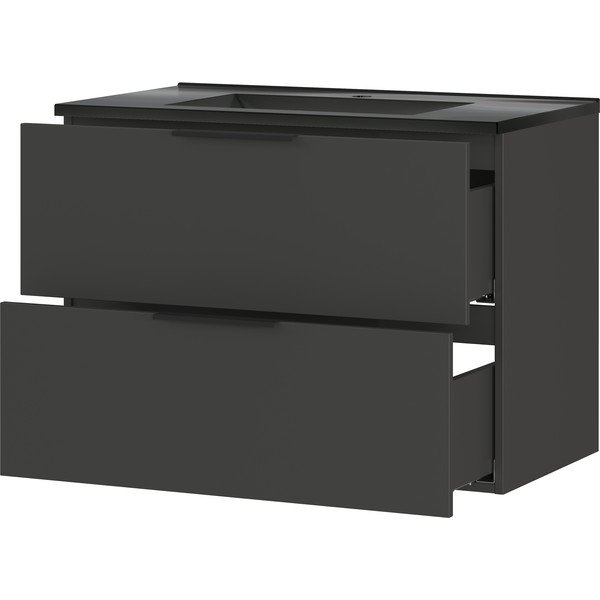 Must/antratsiitne seinale valamuga üksus  81x61 cm Crandon – Germania-image-2