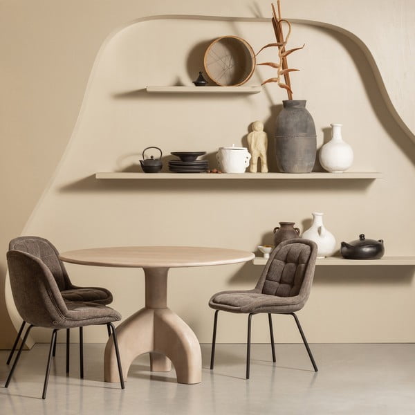 Hallid sametist söögitoolid 2tk komplektis Crate - WOOOD-image-1