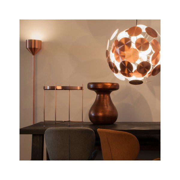 Stolička/odkládací stolek v měděné barvě Zuiver Antique-image-3