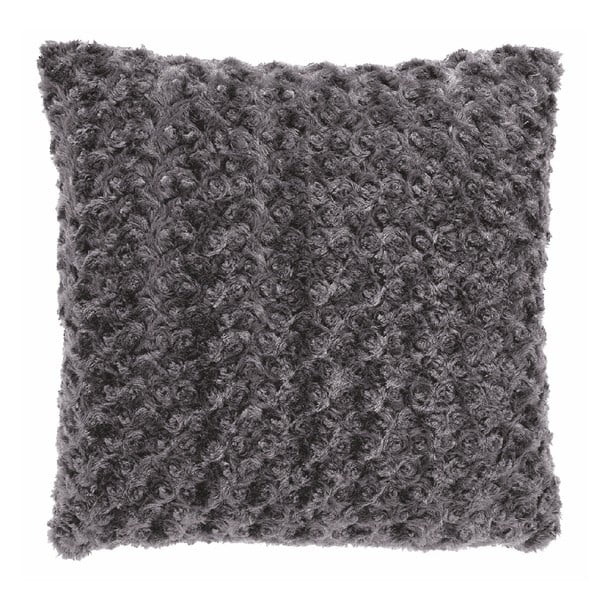 Tmavě šedý polštář Tiseco Home Studio Curl, 45 x 45 cm