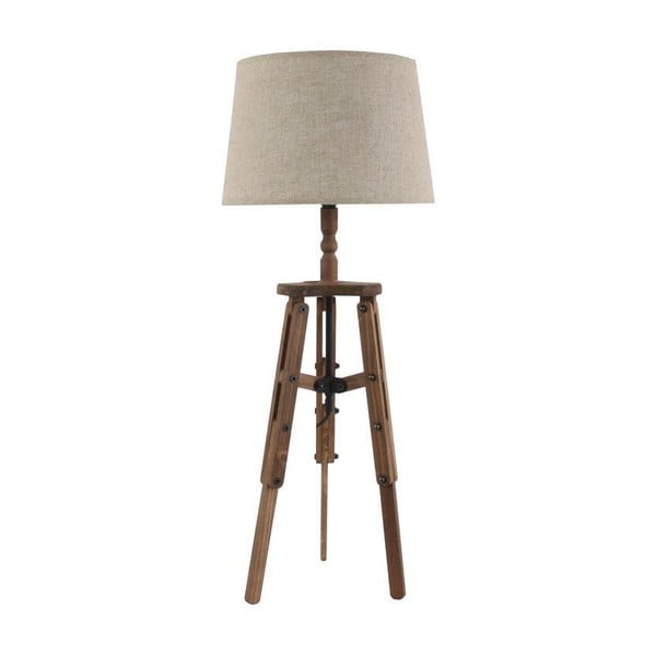 Industriální stolní lampa Wooden Tramp