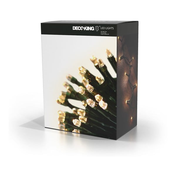 Roheline LED valguskett, 200 valgustit, pikkus 19,93 m - DecoKing-image-4