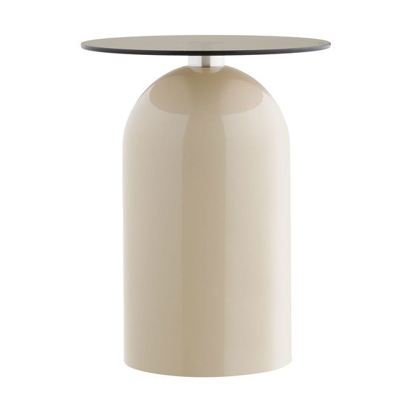 Ümmargune abilaud klaasist pealispinnaga ø 40 cm Ravello - House Nordic