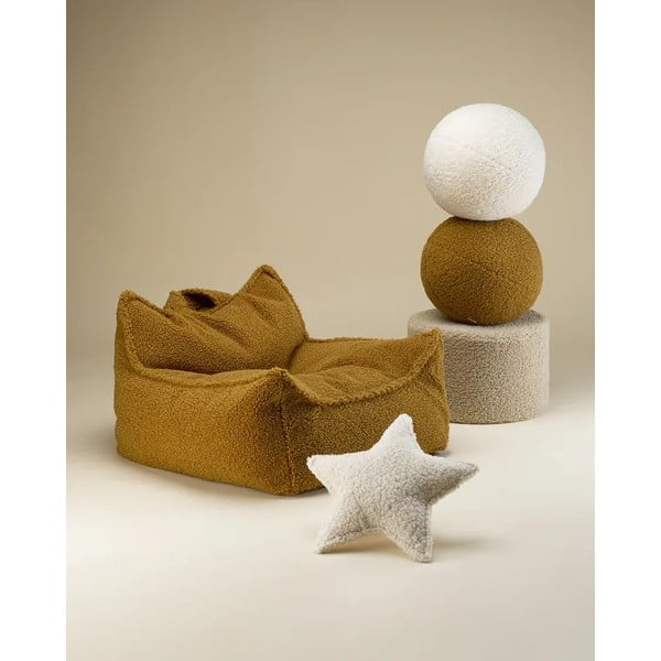 Pruun bukleekangast laste diivanipadi Ball - Wigiwama-image-2