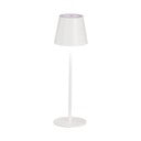 Valge LED lauavalgusti metallist varjuga (kõrgus 36,5 cm) Viletto - Fischer & Honsel