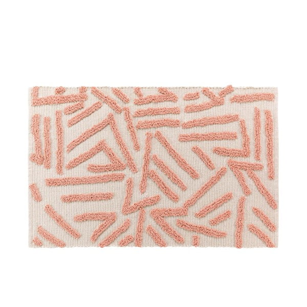 Roosa-kreem pestav vaip 60x90 cm Athena - douceur d'intérieur-image-4