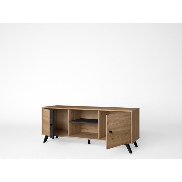 Must telerilaud tammepuust 136x53 cm Natura - Marckeric-image-1
