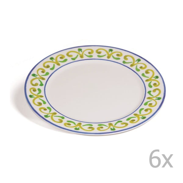 Sada 6 talířů Toscana Anghiari, 27 cm