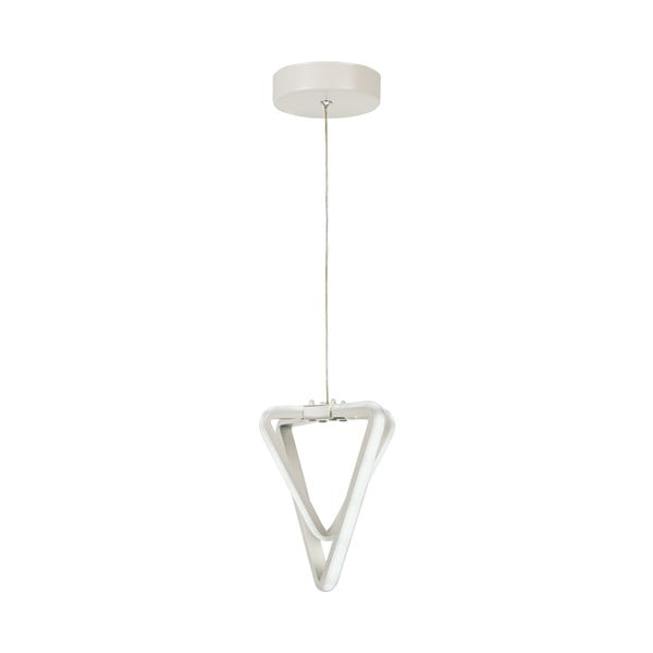 Valge metallist LED rippvalgusti ø 20 cm Baris - Squid Lighting