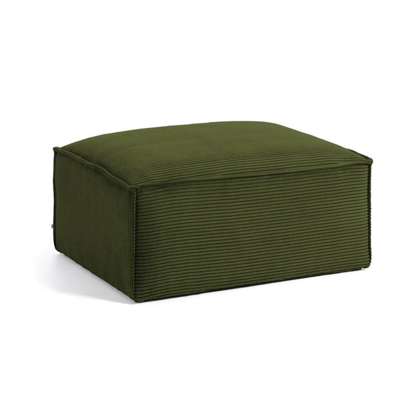 Roheline velvetist jalatugi Blok - Kave Home-image-2