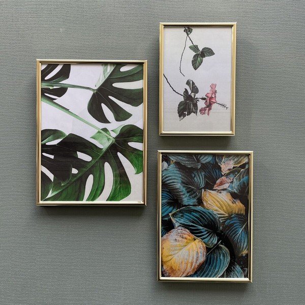 Kuldne metallist seisev/seinaraam 11x16 cm Sweet Memory - Zilverstad-image-1