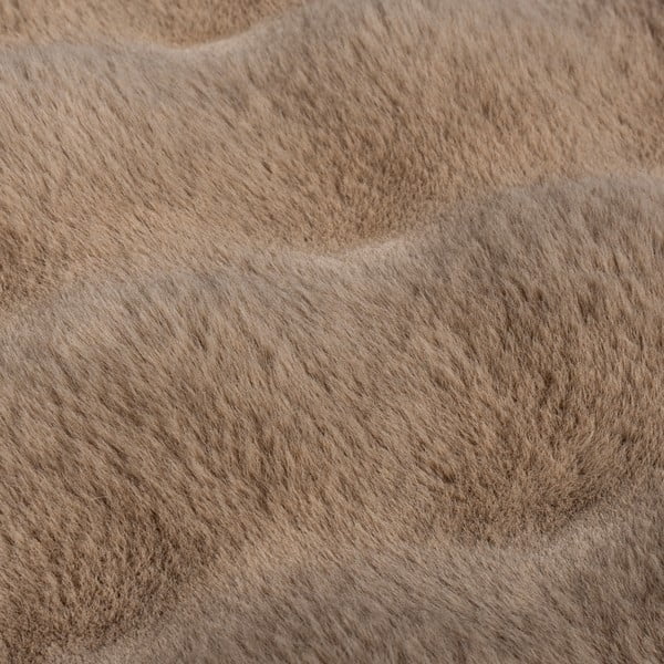 Pruun sünteetiline karusnahk vaip 80x150 cm Waffle Faux Fur - Flair Rugs-image-2