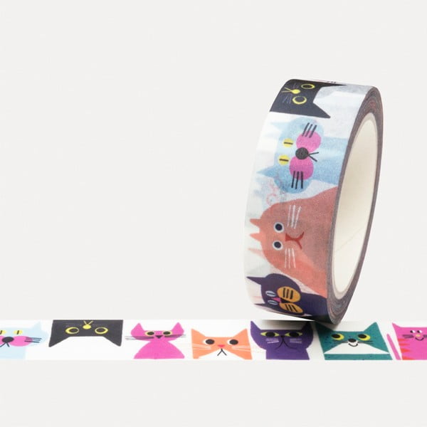 Washi páska U Studio Design Cat Gang, délka 4 m