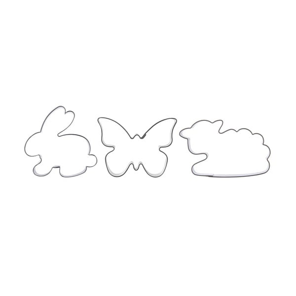 Lihavõttepühade küpsisevormid 3tk komplektis - Orion