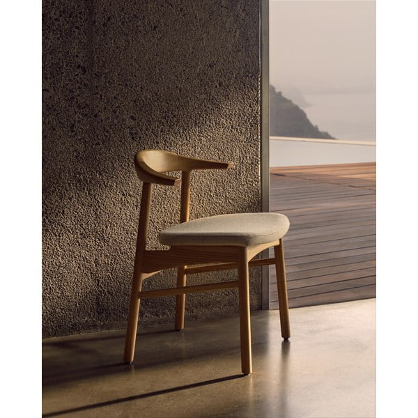 Beež söögitool Timons - Kave Home-image-1