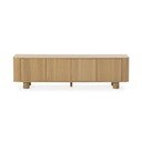 Televiisorilaud tammepuust ja naturaalsest värvist 180x50,5x40 cm Padoc - MOME