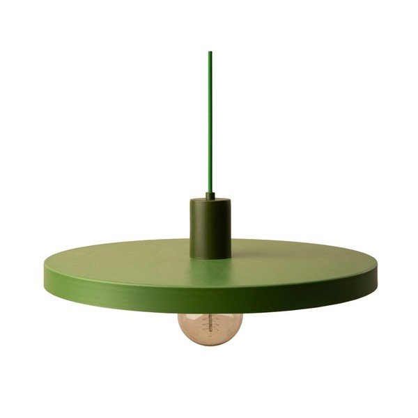 Roheline metallist ripplamp ø 40 cm Ori - Micadoni