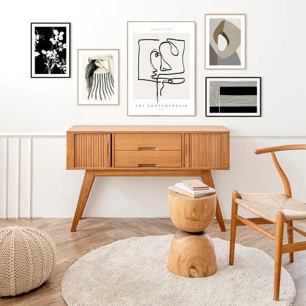 Plakat raamis 50x70 cm Art Contemporain - Malerifabrikken-image-2