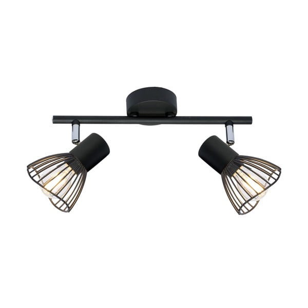 Must laevalgusti metallist varjuga  39x8 cm Fly - Candellux Lighting