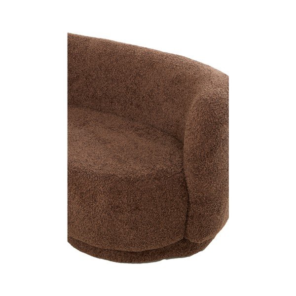 Tumepruun bukleekangast diivan 175 cm Amelie - Light & Living-image-4