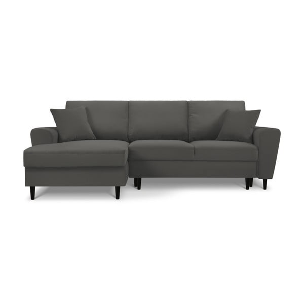 Tumehall velvetist panipaigaga nurgadiivanvoodi (vasak nurk) Kyoto - Cosmopolitan Design