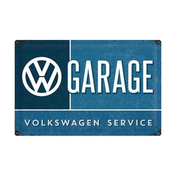 Plechová cedule VW Service, 40x60 cm