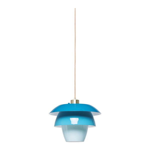 Modré stropní svítidlo Kare Design Flying Saucer