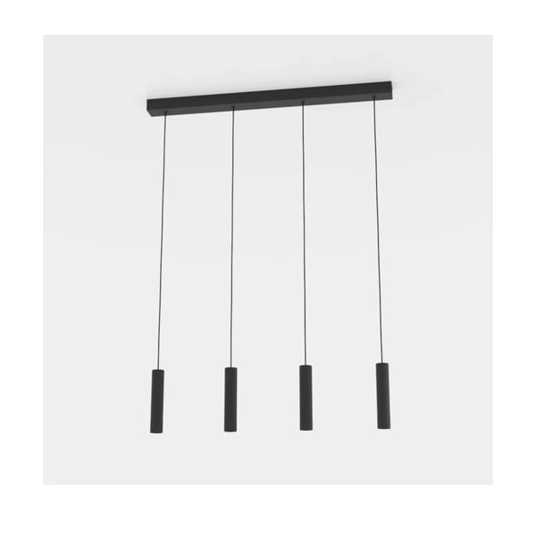 Must LED rippvalgusti metallist varjuga ALMUDAINA - EGLO