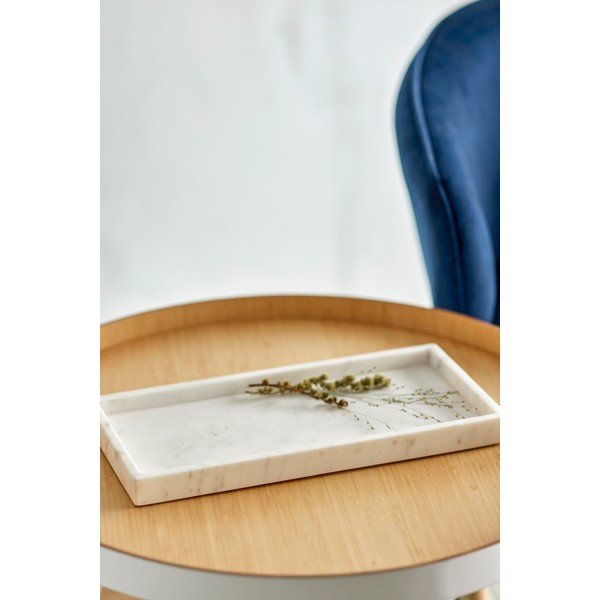Marmorist dekoratiivne kandik 18x38 cm Majsa - Bloomingville-image-2