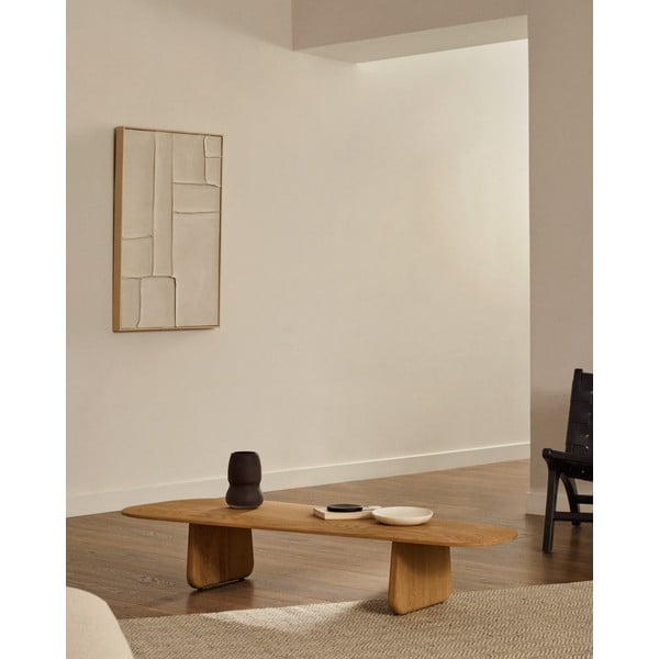 Tammepuidust diivanilaud 64x146 cm Pirita - Kave Home-image-2