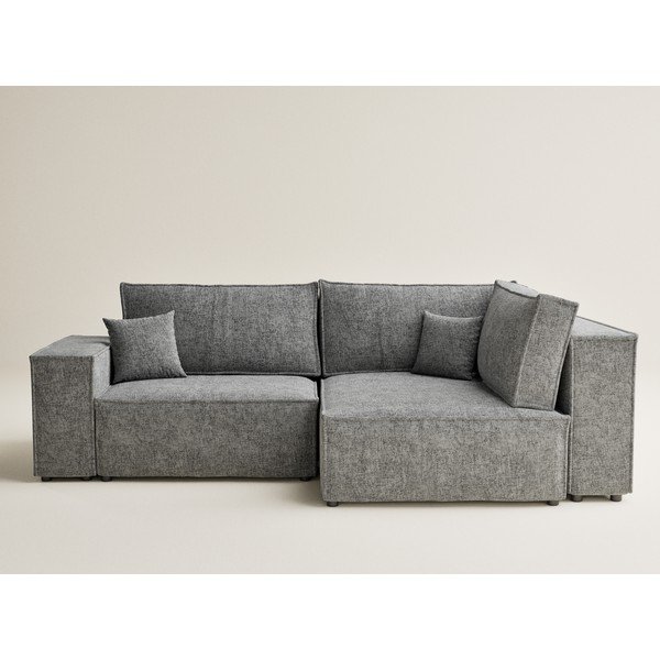 Hall šenilldiivanvoodi/panipaigaga nurgadiivan (parempoolne/L-kujuline) Tonga - Maison de Rêve-image-2