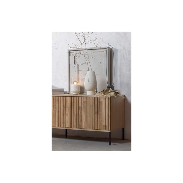 Tammepuust TV-alus 150x56 cm Gravuur - WOOOD-image-4