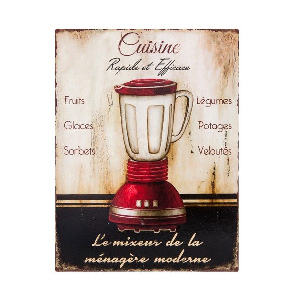 Lehtmetallist silt Mixeur, 25 x 33 cm - Antic Line