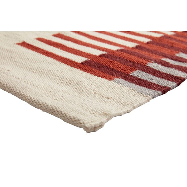 Beež ja punane vaip Sarah, 80 x 200 cm - Hübsch-image-2