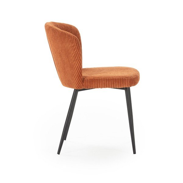 Oranžid velvetist söögitoolid 4tk komplektis Megan - Marckeric-image-3