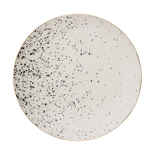 Bílý kameninový talíř Bloomingville Venus, ø 25 cm