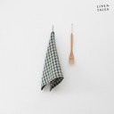 Linane rätik 45x65 cm Forest Green Gingham - Linen Tales