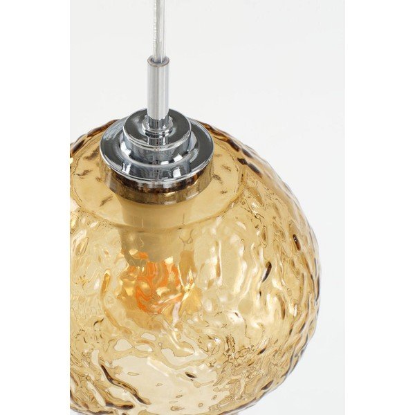 Merevaigukollane klaasist ripplamp ø 15 cm Breen - Jotex-image-3
