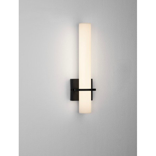 Valge/mattmust terasest LED-seinavalgusti Luca - Nova Luce-image-1
