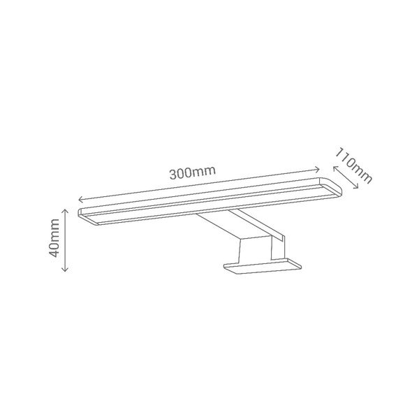 Nástěnné svítidlo ve stříbrné barvě s LED světlem SULION Curves-image-2