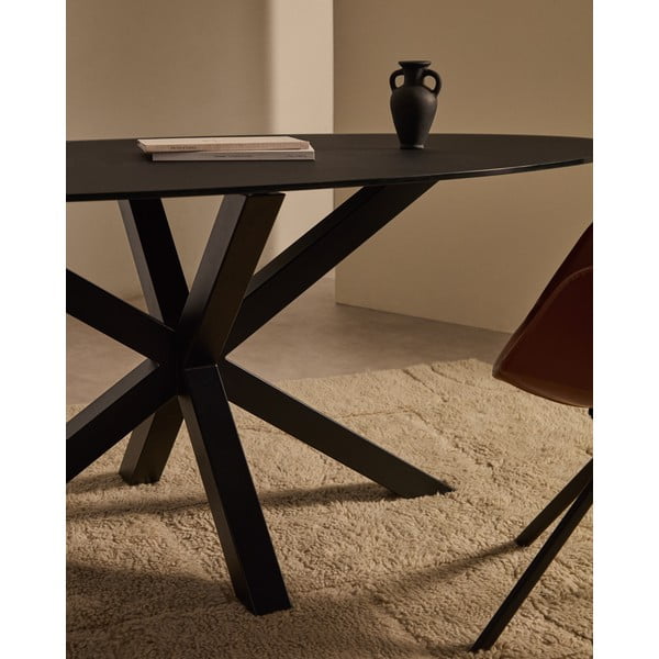 Söögilaud klaasist pealispinnaga 100x200 cm Argo - Kave Home-image-2