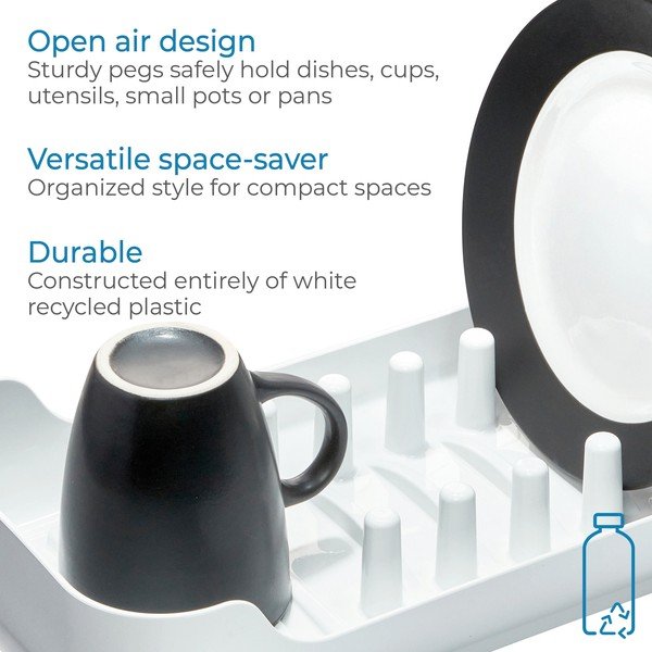 Taaskasutatud plastikust valge tilkumisalus Eco System - iDesign-image-3