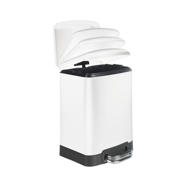 Valge pedaaliga prügikast , 6 l Studio - Wenko-image-1